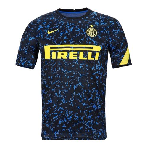 Inter Milan Blue Black Training Shirt 2020/21